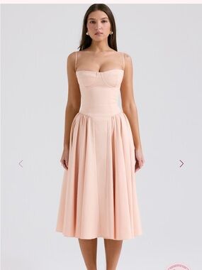 House of CB Samaria Corset Midi Dress Size Small. Plus Cup.